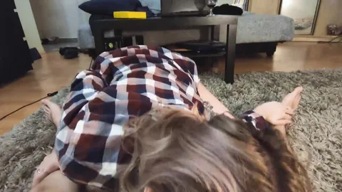 Skipped studying to suck and stroke his cock π β frame