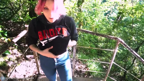Our nature hike ended with spontaneous outdoor sex — frame