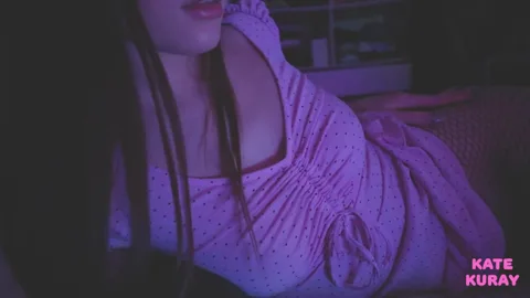 Watching anime with this beauty means constant sex breaks — frame