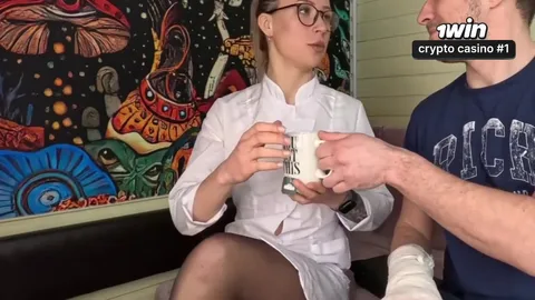 Married nurse spreads for me in her uniform π β frame