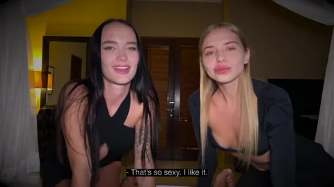 You brought your friend for a double blowjob? 😏 — frame