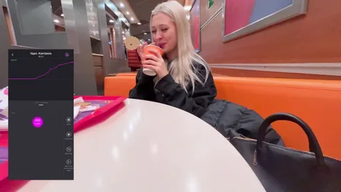 Took her to McDonald’s — she came from joy (and vibrator) 🍟 — frame