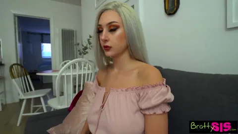 Sister proves to brother she’s hot in bed — frame