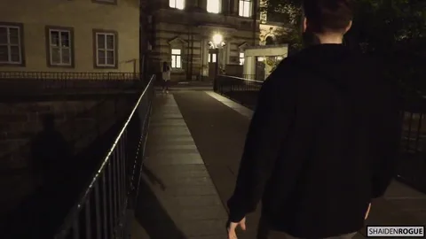 Couldn't escape the white-dressed girl on Halloween — frame