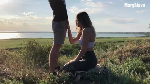 Helped curvy fitness babe burn calories with his cock — frame