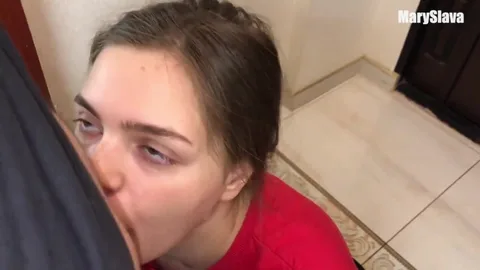 Punished delivery girl for mistake, came on her ass 😈 — frame