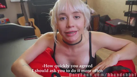 Sister, I'll let you play PS4 after you eat my cum — frame