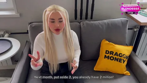 Guys, let's go out — maybe we can fuck this blonde — frame