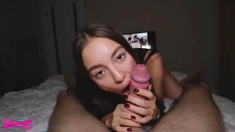 Solazola lets him cum inside, tastes her pussy after 😏 — frame