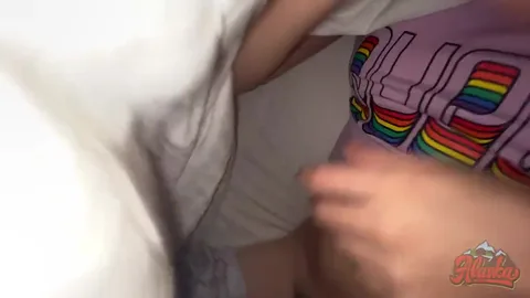 Unshaved sister begs for sex while parents are home — frame