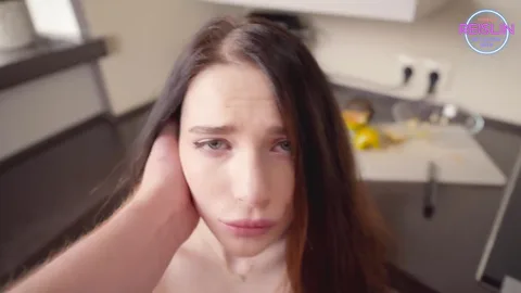 Housewife Reislin welcomes neighbor with his cock — frame