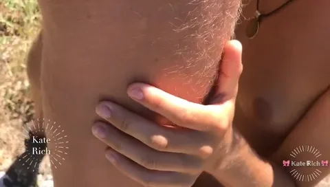 Met a tanned nudist in Crimean hills and fucked outdoors — frame