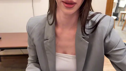 Enjoy earning big — even give boss blowjob for bonus — frame