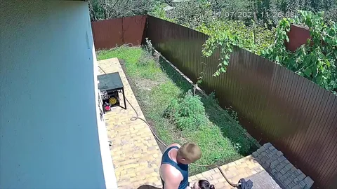 Snuck into stranger's yard for sex, caught on hidden cam — frame
