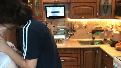Fucked her on kitchen counter to shut her up — frame