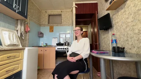 Tutor shocked you show cock then fuck her hard 😳 — frame