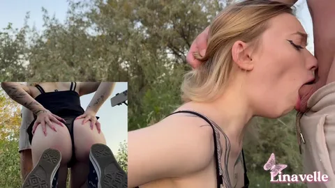 She calls you to nature — go, she’ll strip and you fuck her 🩷 — frame
