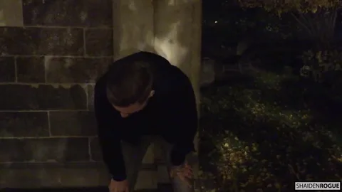 Couldn't escape the white-dressed girl on Halloween — frame