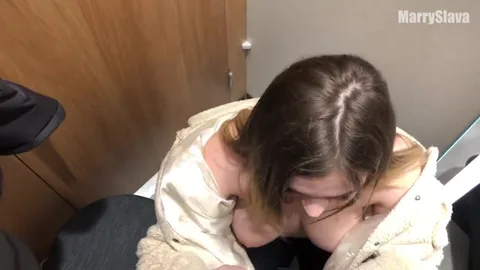 Took tired guy to fitting room and sucked him off 😈 — frame