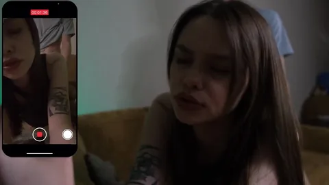 Friend's cum on you! Still claim you're not a slut? — frame