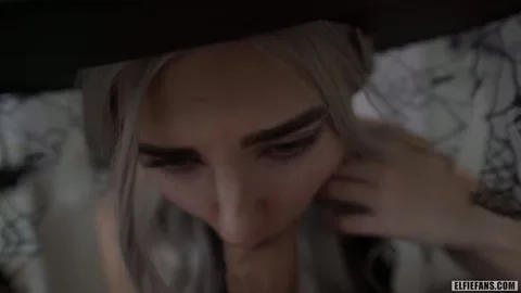 Eva Elfie conjures a thick cock for Halloween π β frame