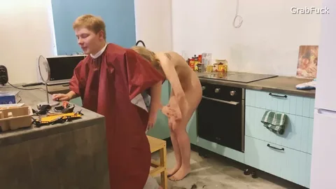 Came to trim him, ended up on his cock π β frame