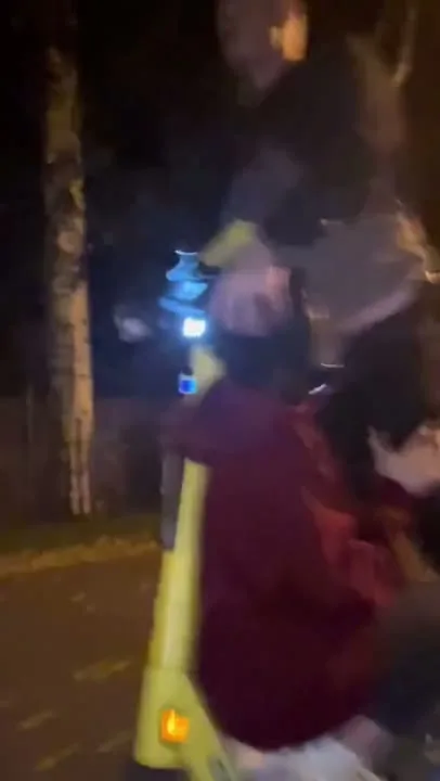 Blowjob on a scooter ain’t for the faint-hearted — frame