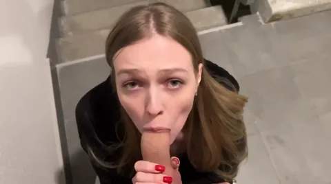 Parents home? Suck cock in stairwell then 🤫 — frame
