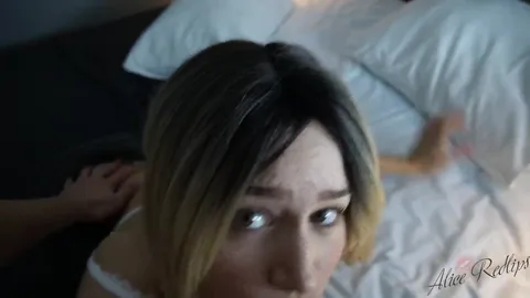 Stayed late at work, still woke her for sex — frame