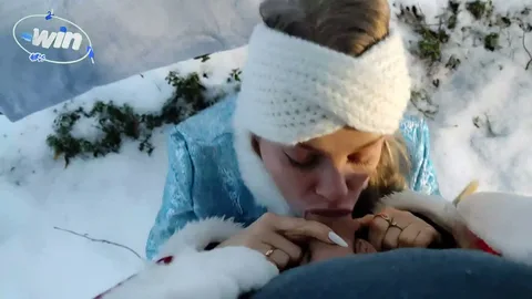Fucked Snow Maiden then filled her with cum — frame