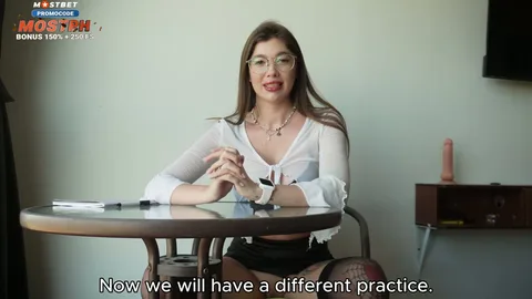 I cum on my teacher's face from my own cock 🥵 — frame