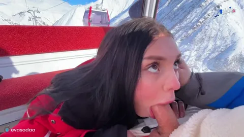 Came to Krasnaya Polyana and fucked her publicly 😈 — frame