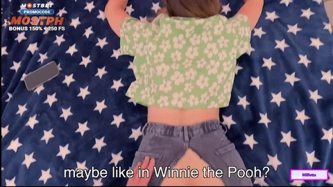 Jeans can't hold her ass, poke it brotherly π β frame