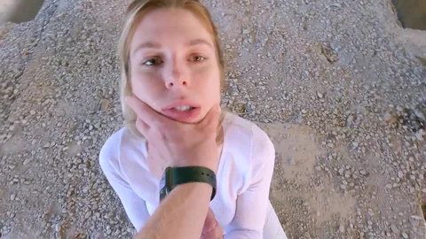 Show me your tits first, then we fuck at the ruin — frame