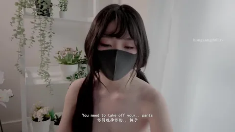 She strips and masturbates while I just wanted to see Asian tits — frame