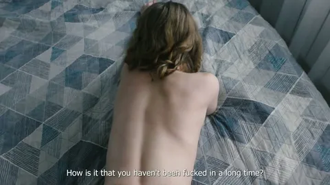 Neighbor, no more questions — come in, strip, we fuck — frame