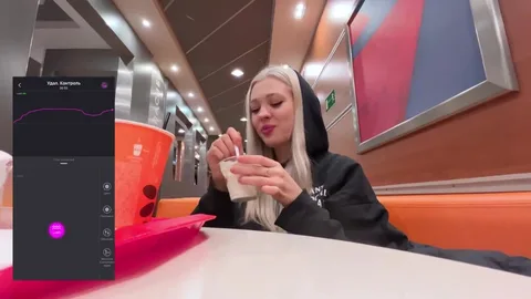 Took her to McDonald’s — she came from joy (and vibrator) 🍟 — frame