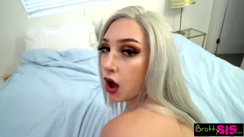 Sister proves to brother she’s hot in bed — frame