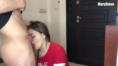 Punished delivery girl for mistake, came on her ass 😈 — frame