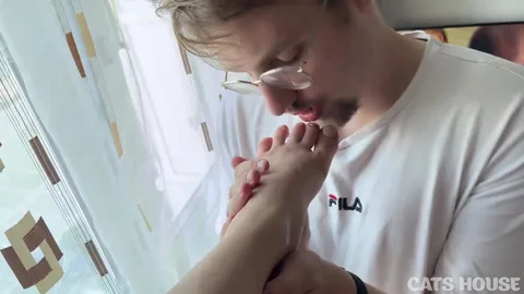 You're crazy — but this position's perfect for cunnilingus — frame