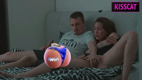 We sleep together, so we jerk each other off — adults, we can do anyth — frame