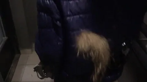 Wife unaware as I fuck our neighbor right in the stairwell — frame