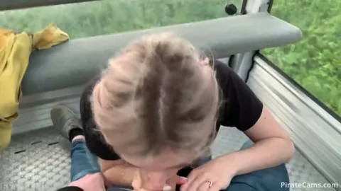 Riding Sochi gondola with cum in mouth? Not boring π β frame
