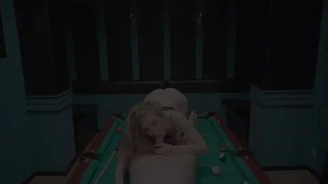 Played pool... ended up sinking my balls between her legs — frame