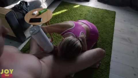 Courier helps porn model review super stroker — frame