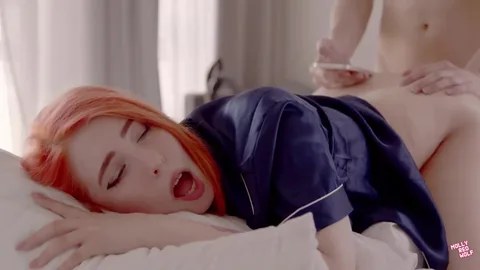 New vibrator makes it easy to make redhead cum — frame