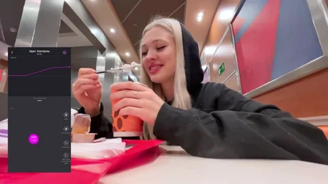 Took her to McDonald’s — she came from joy (and vibrator) 🍟 — frame