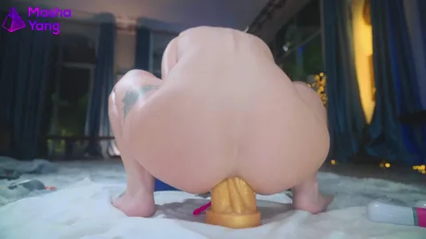 Over 16 inches fully inside! Astonishingly stretchy ass. — frame