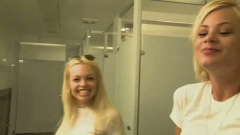 Cum drips from beauties’ mouths — compilation — frame