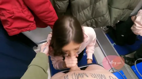 She took a chance, giving tired guy blowjob in Nike fitting room — frame